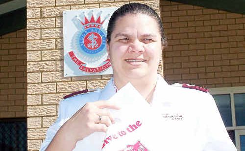 Salvation Army captain Cathryn Williamson. Salvation Army captain Cathryn Williamson.